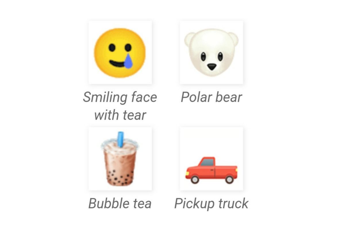 Boba sampai beruang kutub hadir sebagai emoji baru