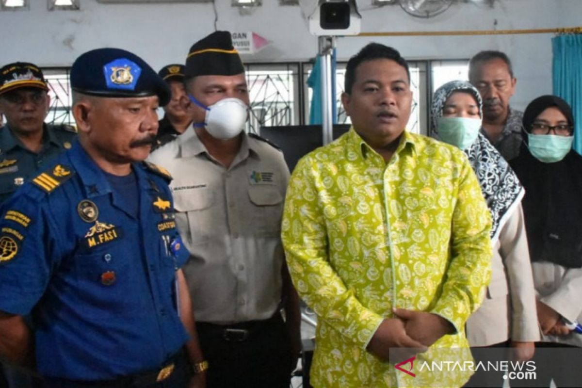 Antisipasi virus Corona, Wali Kota Tanjungbalai cek terminal penumpang Teluk Nibung