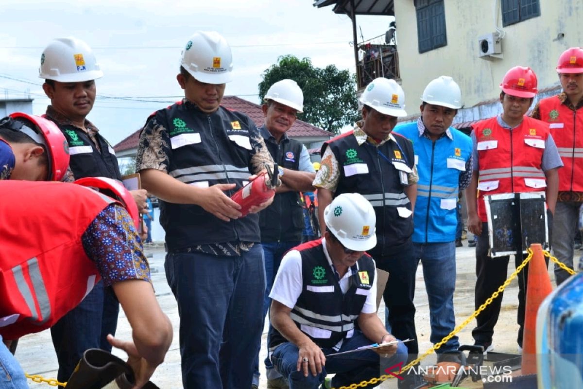 PLN UP3 Padangsidimpuan gelar apel bulan K3 Nasional 2020