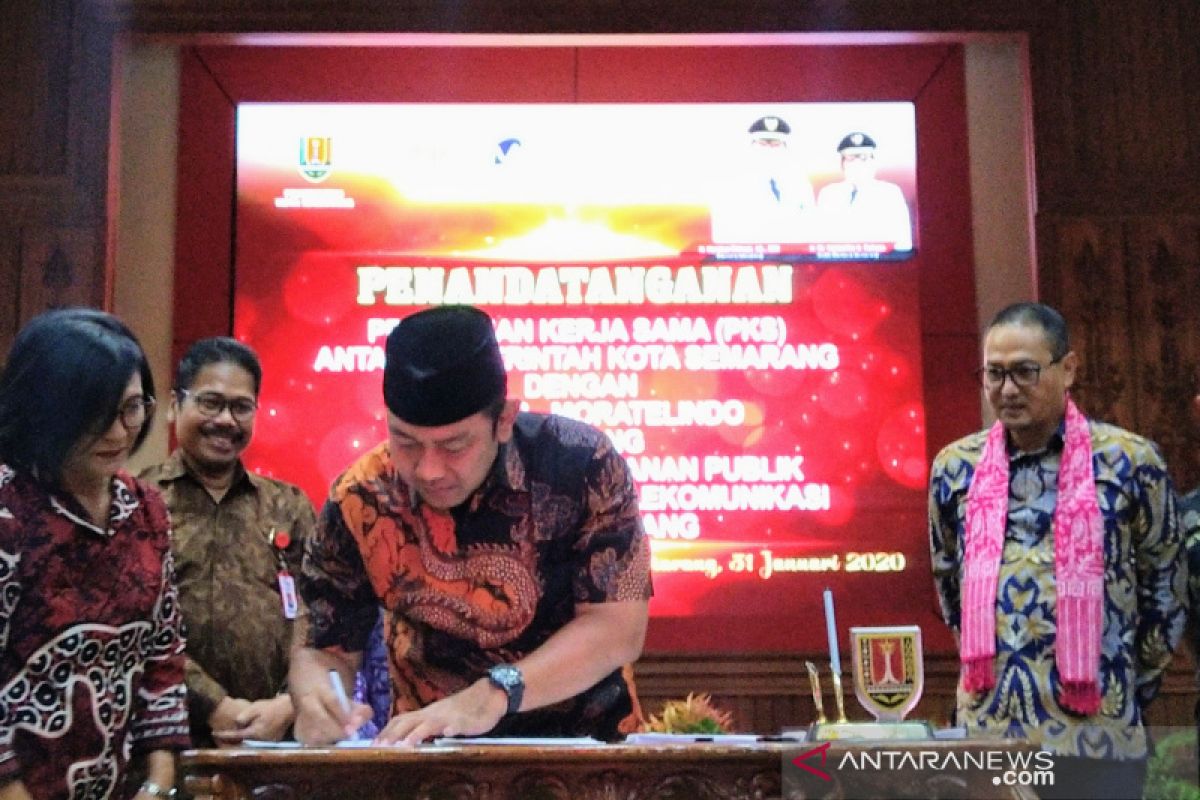 Pemkot Semarang-Moratelindo bekerja sama bangun jaringan serat optik