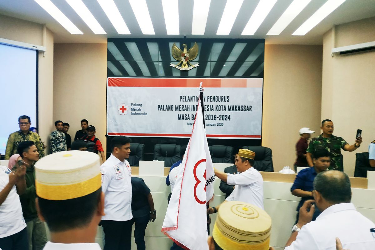 PMI Kota Makassar gandeng empat elemen bantu penanganan kemanusiaan