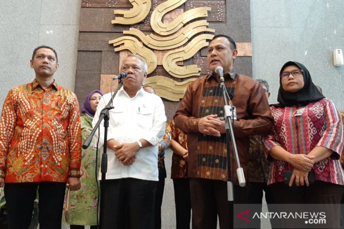 Menteri PUPR dan Ketua KPK lakukan pertemuan