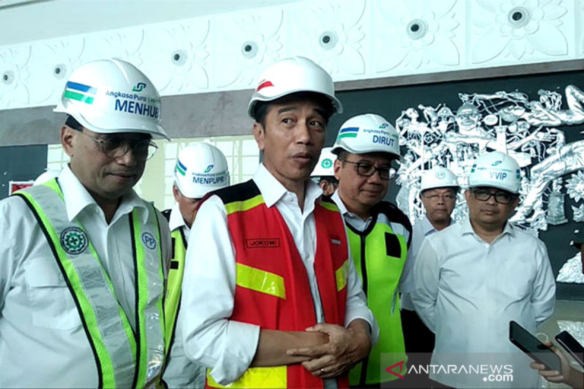 Presiden Jokowi cukup puas proyek Bandara Internasional Yogyakarta