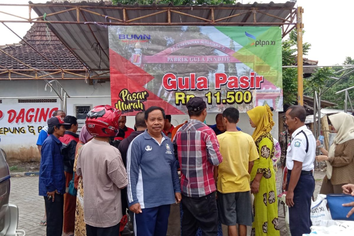 Harga gula naik, PTPN XI dan Disdag Situbondo gelar operasi pasar