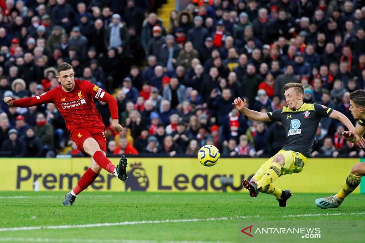 Liverpool gilas Southampton dengan skor 4-0