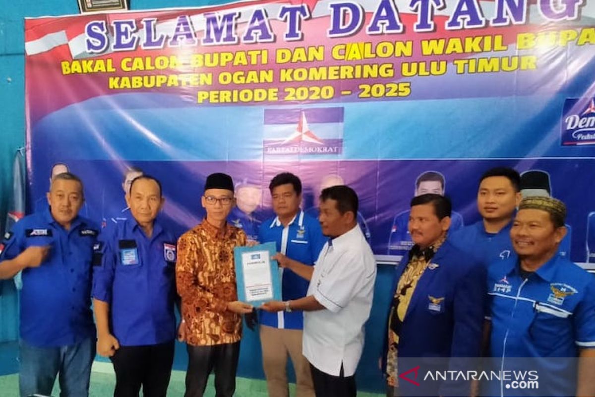 Enos-Yudha minta dukungan Partai Demokrat  di Pilkada OKU Timur