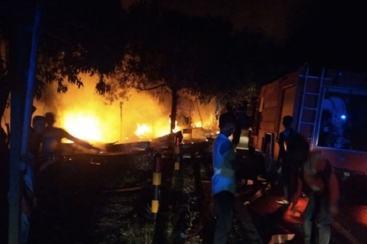 Kebakaran di Aceh Utara, enam unit bangunan dan kios ludes terbakar