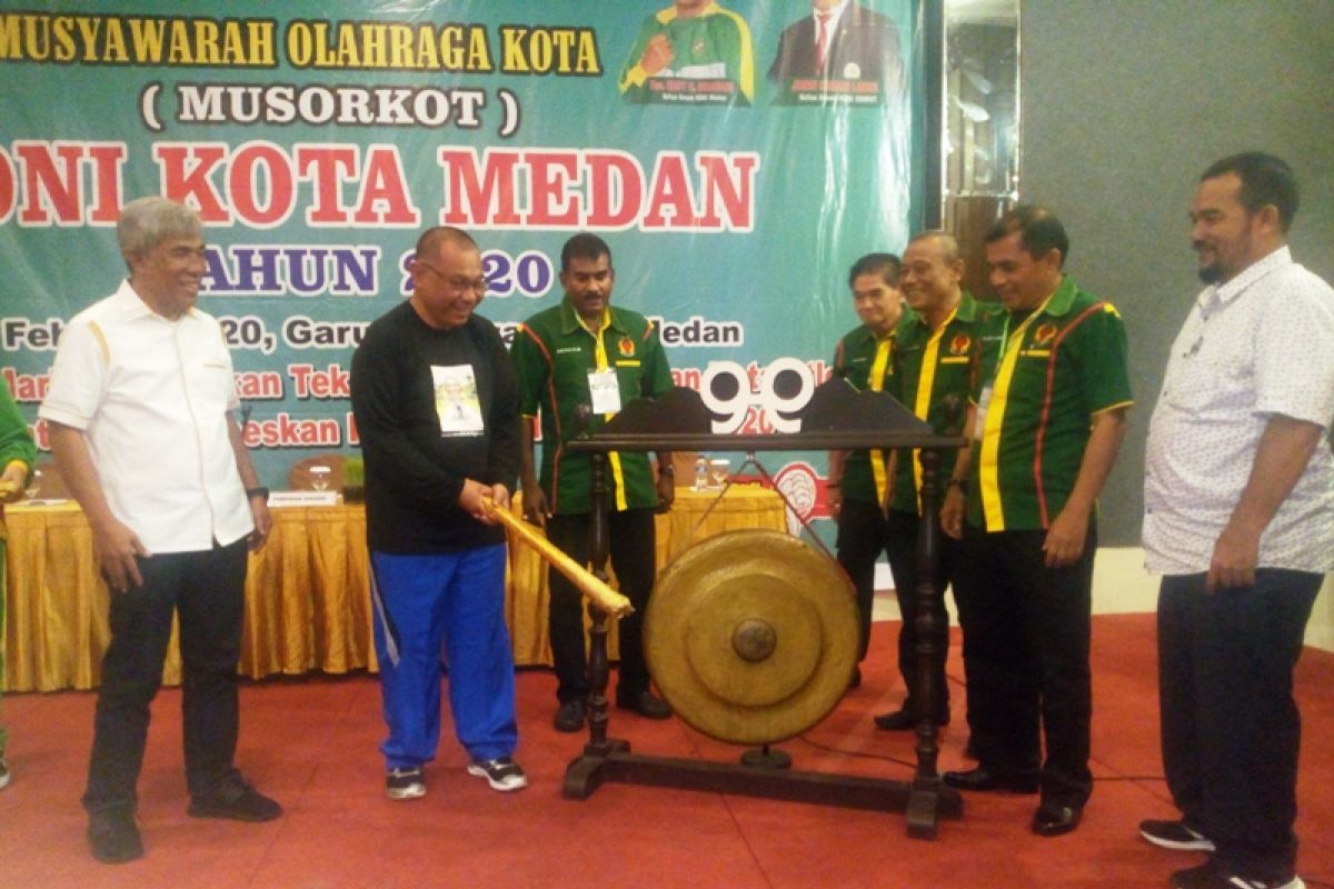 Eddy Sibarani kembali terpilih sebagai Ketua KONI Kota Medan