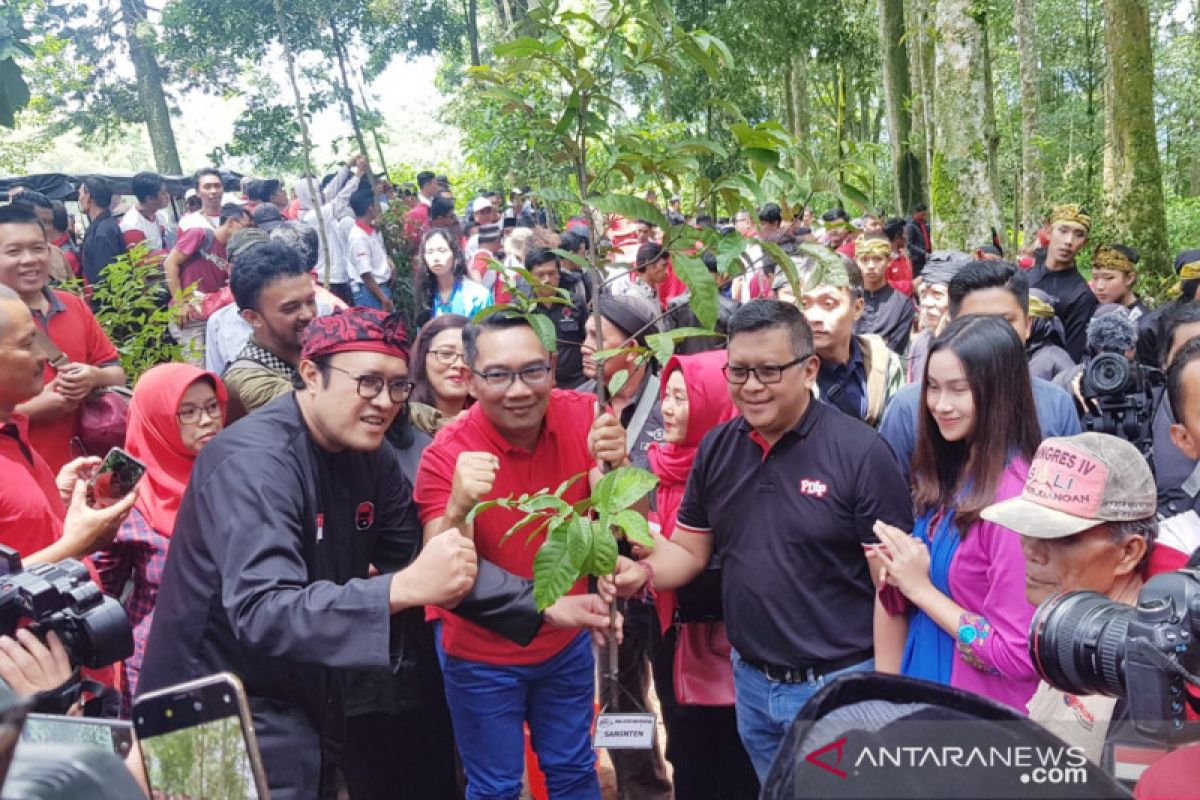 PDI Perjuangan canangkan gerakan "Leuweung Pajajaran" melalui rehabilitasi hutan