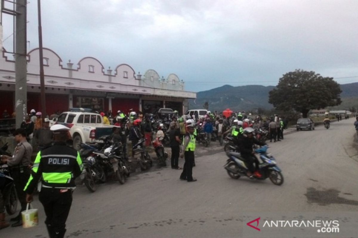 Polres  Jayawijaya amankan 1.038 sepeda motor