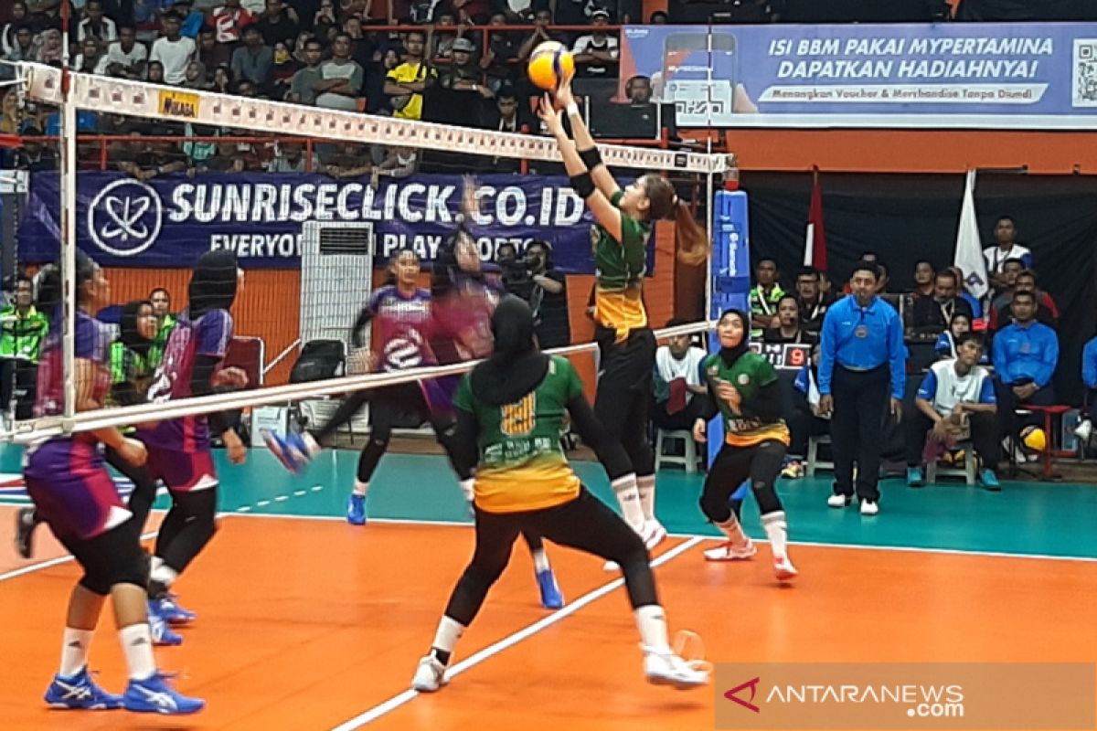 Tim putri Jakarta PGN menang 3-1 atas Jakarta BNI dalam Proliga