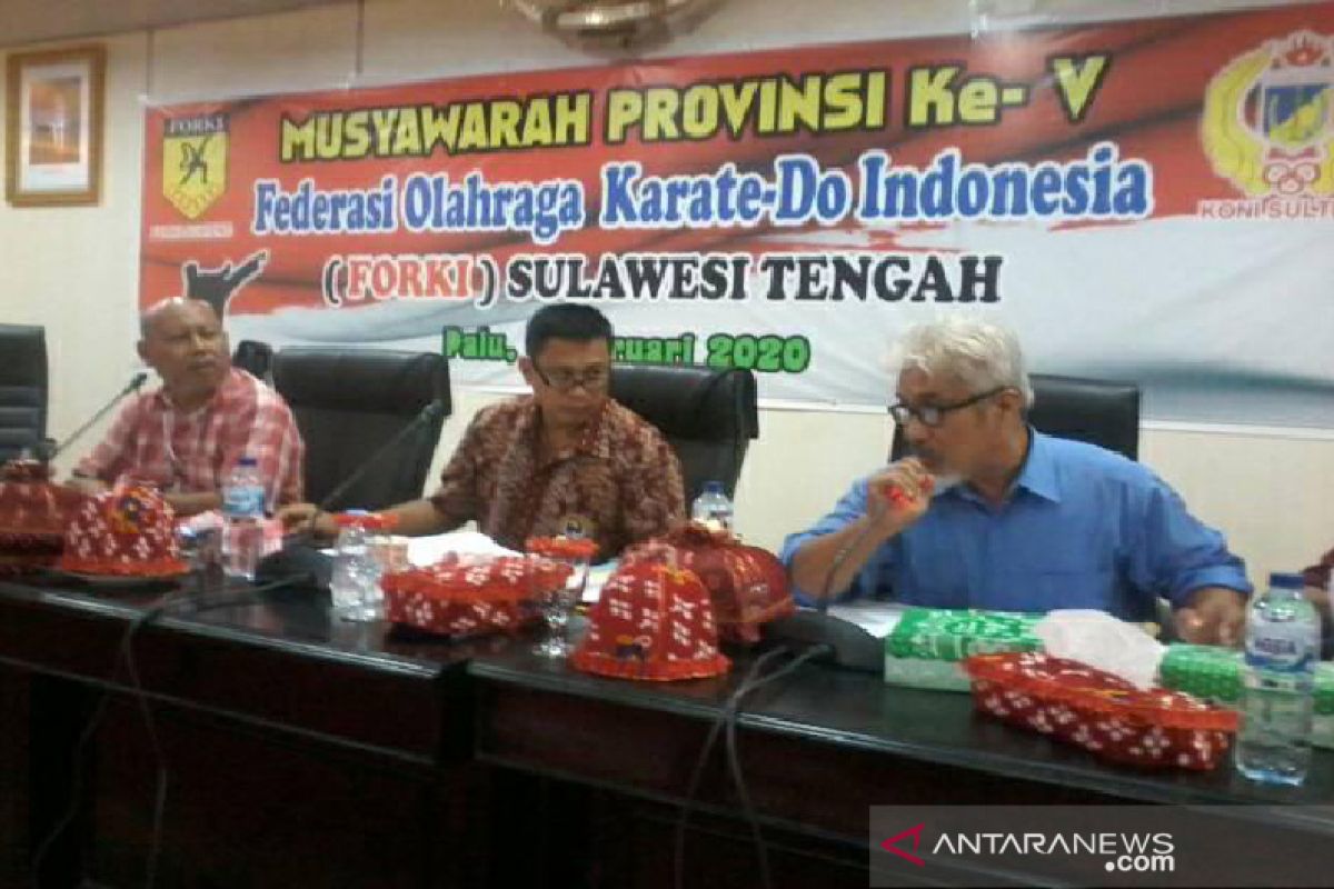 DR Yudi M Tangahu terpilih Ketua Umum Forki Sulteng 2019-2023