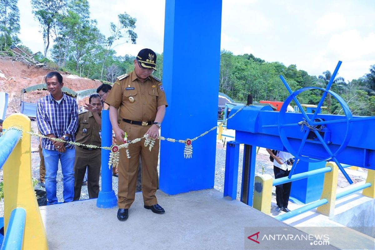 Jaringan irigasi Gumbil, Telaga Langsat aliri 550 hektare sawah