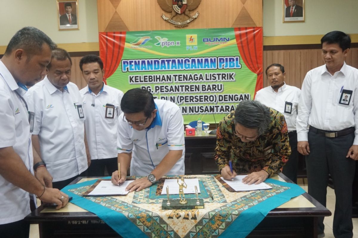 PLN dan PTPN X kerja sama jual beli listrik tenaga biomassa