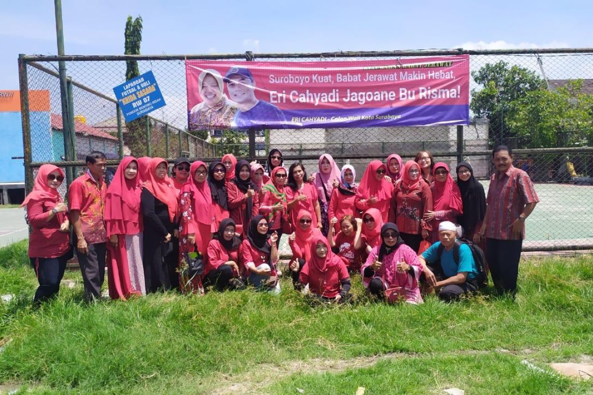Enam kampung di Surabaya deklarasi dukungan Bakal Cawali Eri Cahyadi