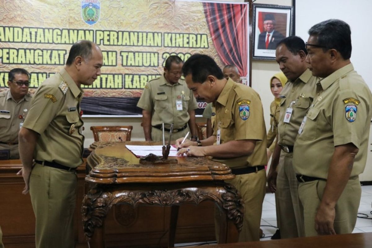 OPD di Jepara tandatangani perjanjian kinerja