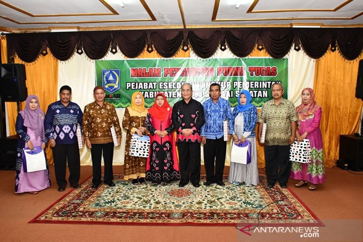 Malam pengantar purna tugas pejabat eselon III Pemkab HSS