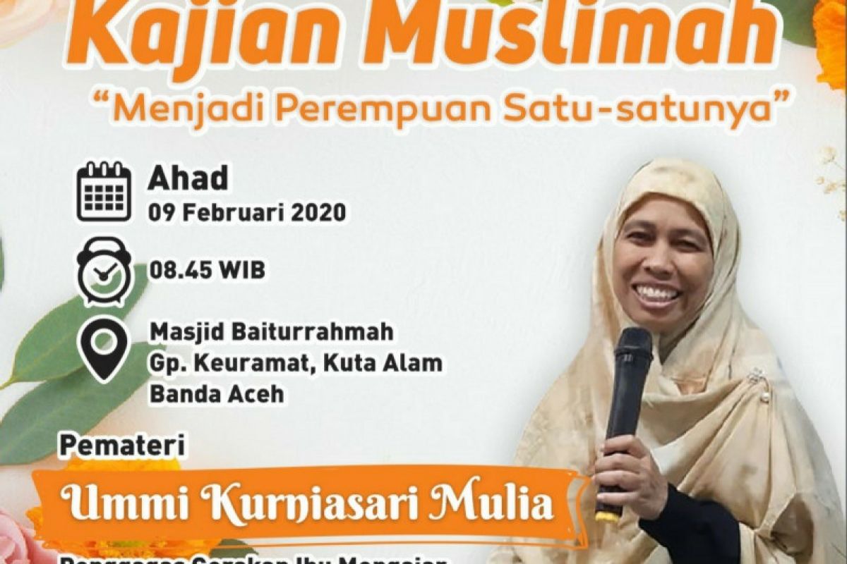 ACT Aceh gelar kajian muslimah bersama Ummi Mulia di Banda Aceh