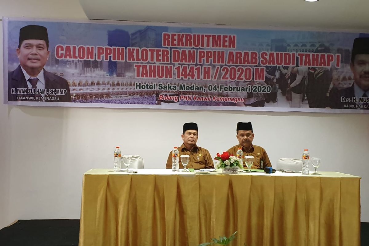 Kemenag Sumut buka pendaftaran calon petugas Haji 2020