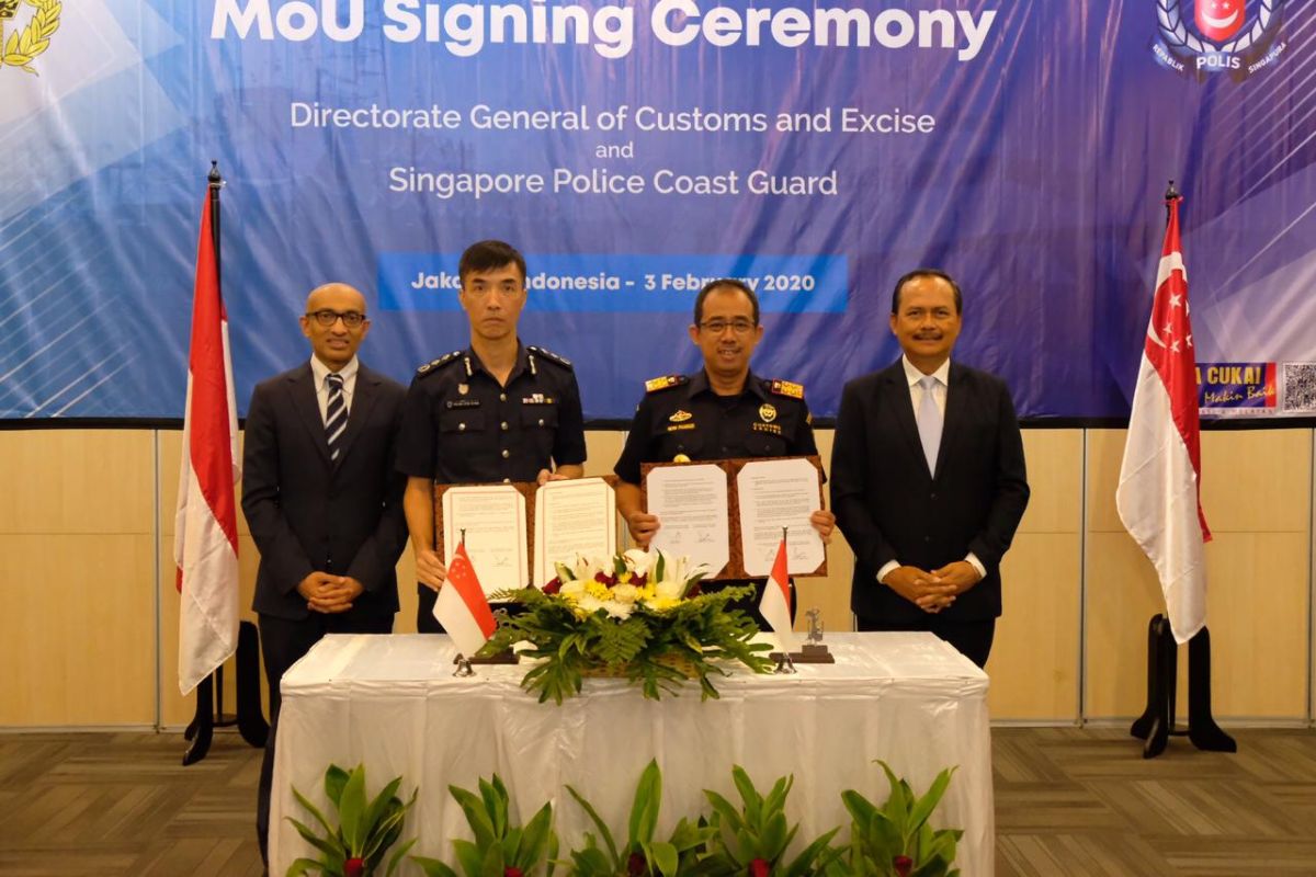 Ditjen BC perkuat pengawasan perbatasan laut dengan otoritas Singapura