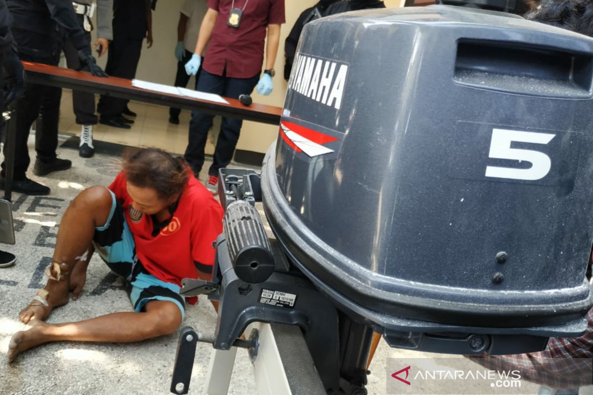 Polda NTB menangkap buronan kasus pencurian mesin kapal