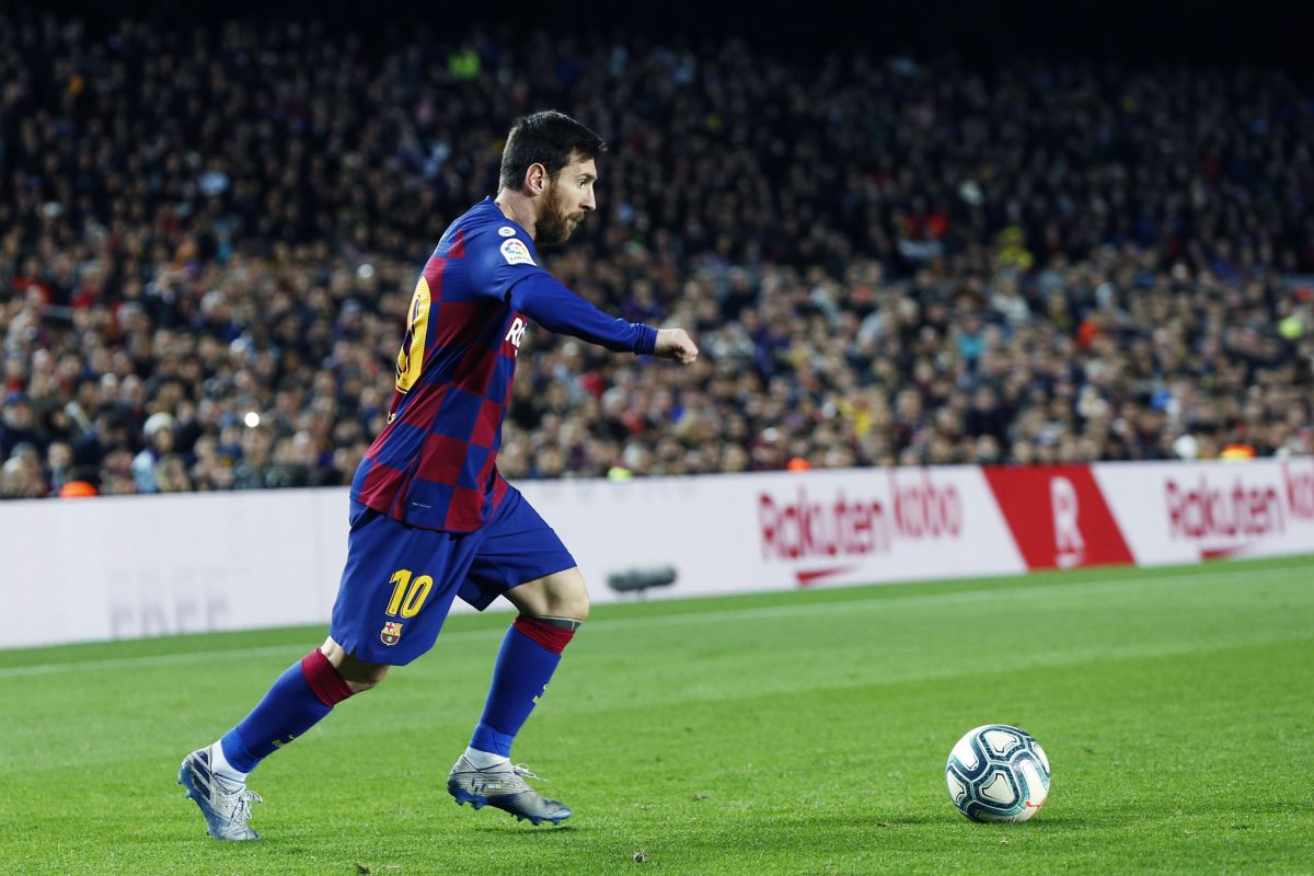 Meski alami kesakitan, namun Messi paksa diri terus bermain