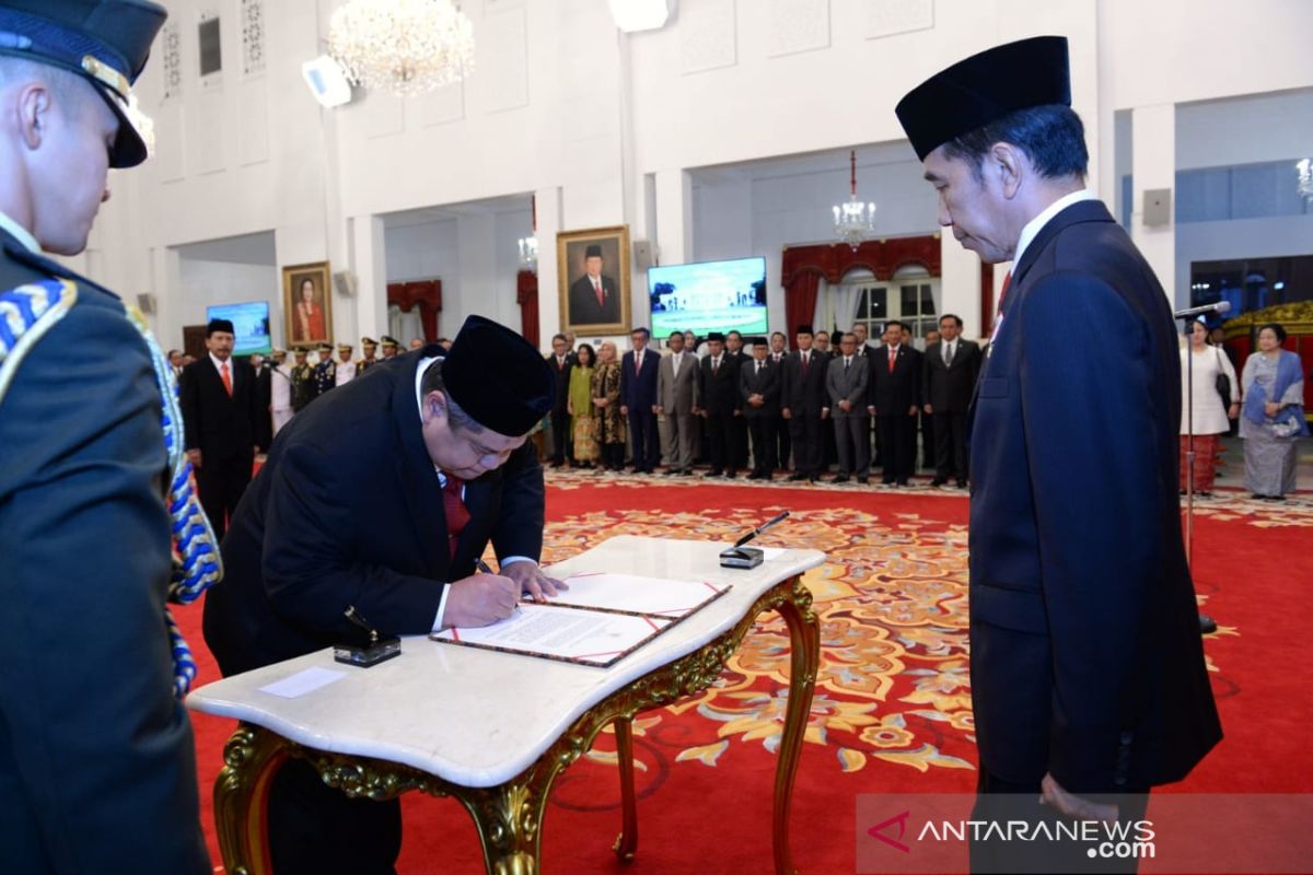 Presiden Jokowi lantik Kepala BPKP Muhammad Yusuf Ateh