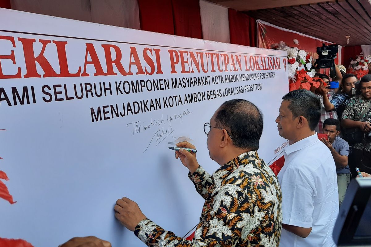 Lokalisasi prostitusi Tanjung Batu Merah Ambon resmi ditutup