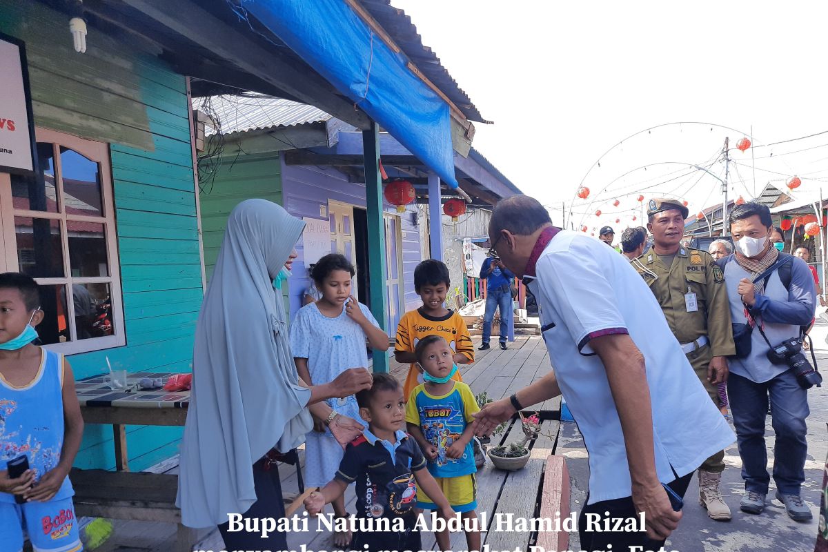 Kunjungan Bupati Natuna Abdul Hamid Rizal di Penagi