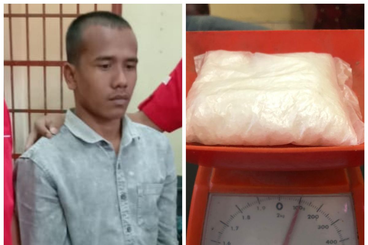Hendak selundupkan 100 gram sabu-sabu ke Medan, Haikal diringkus Polisi Langkat