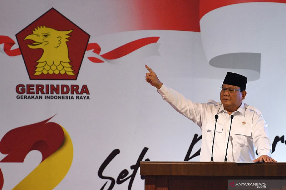 Rapimnas Partai Gerindra meminta Prabowo kembali pimpin partai