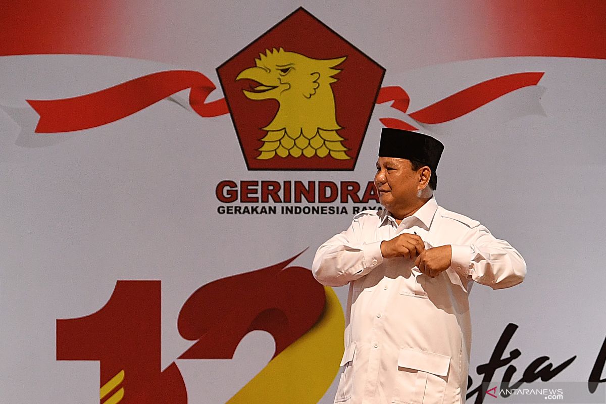 Prabowo Subianto rayakan HUT Gerindra bersama anak yatim piatu