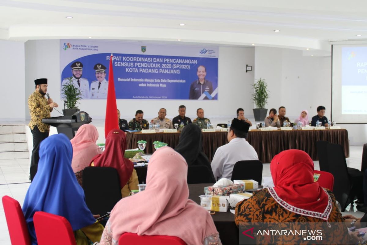 Pencanangan sensus penduduk di Padang Panjang, warga diajak agar ikut sukseskan