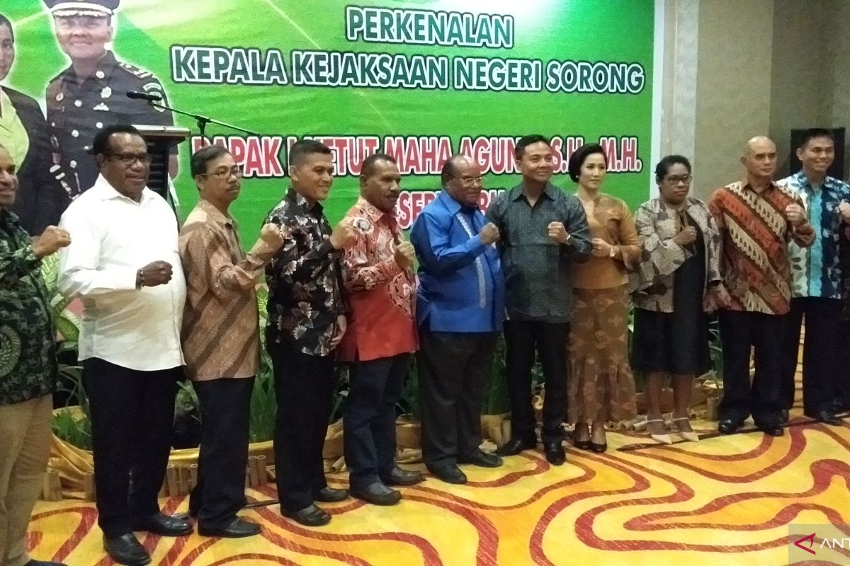 Kajari Sorong tatap muka dengan Muspida wilayah Sorong Raya