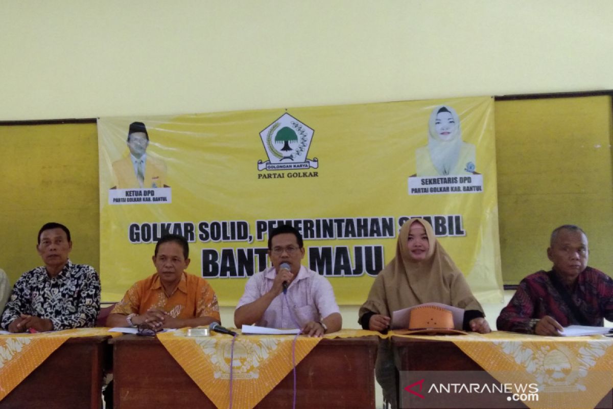 12 bakal calon bupati-wabup mendaftar Pilkada Bantul melalui Golkar