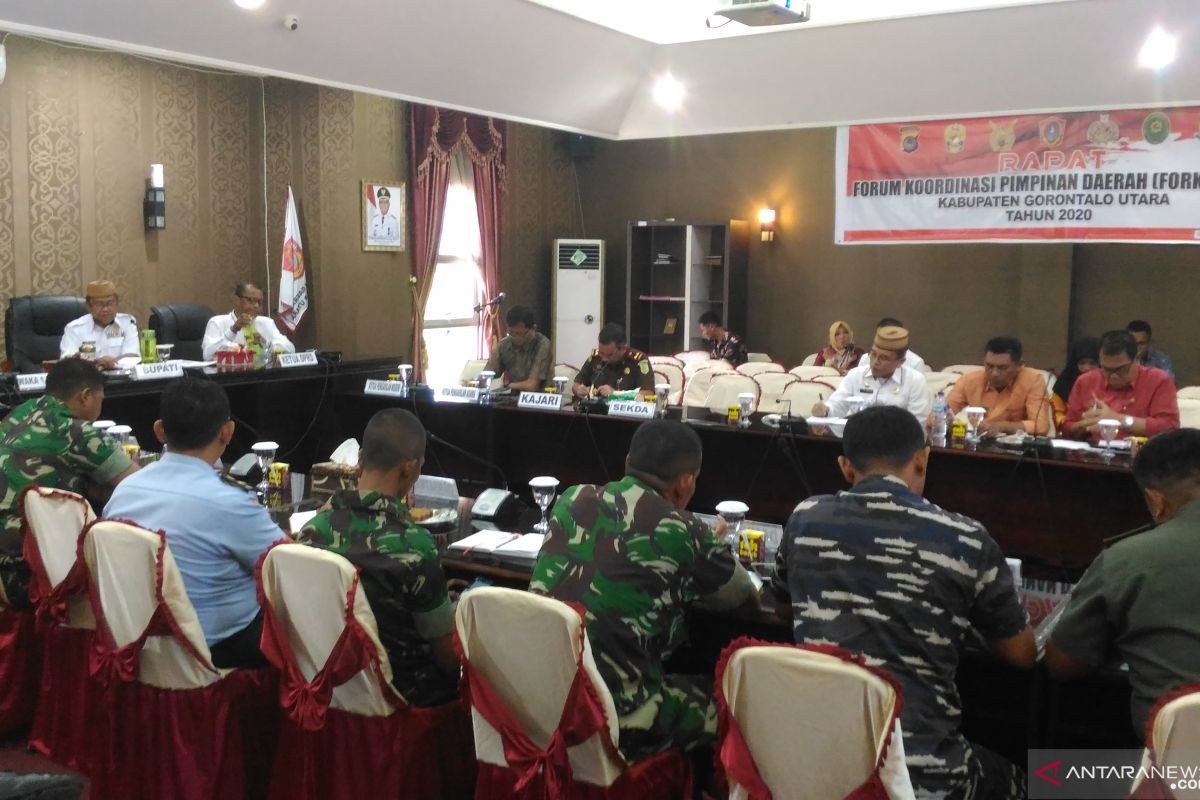Forkopimda Kabupaten Gorontalo Utara tingkatkan keamanan pererat toleransi