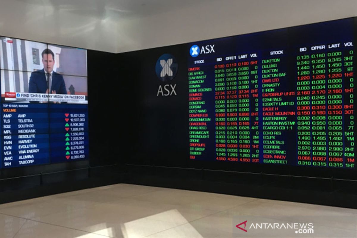 Sektor keuangan dan sumber daya dorong saham Australia lebih tinggi