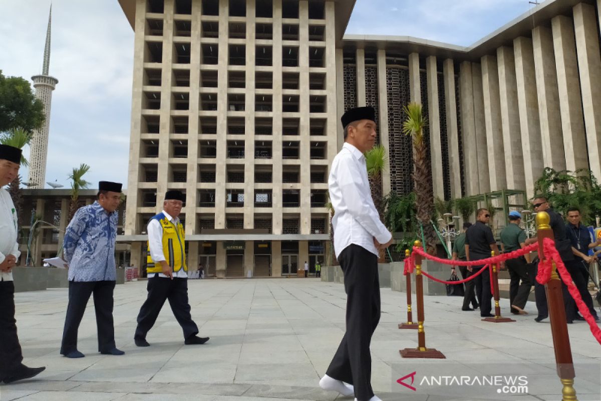 Jokowi akan bangun terowongan bawah tanah dari Istiqlal ke Katedral