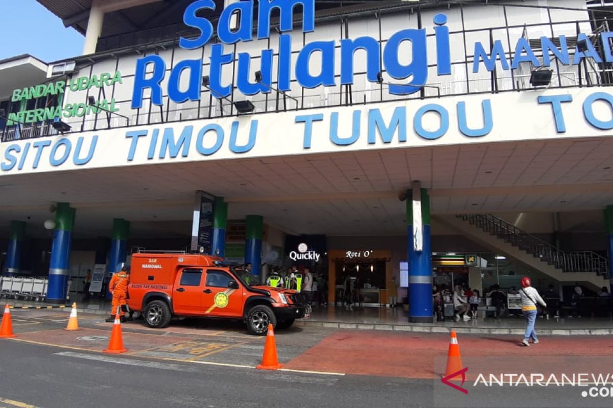 Jumlah penumpang Bandara Sam Ratulangi Manado anjlok  akibat COVID-19