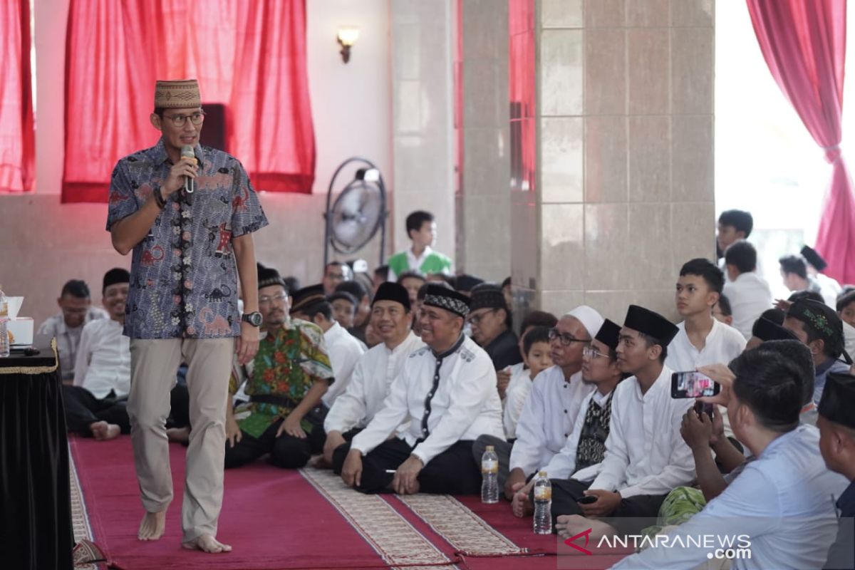 Sandiaga Uno: Gerakan Bank Infaq terobosan mengentaskan kemiskinan