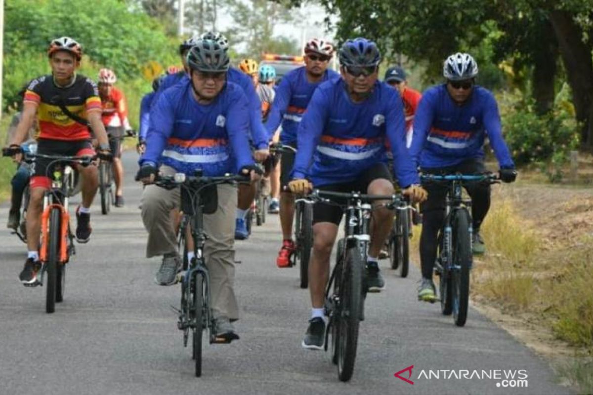 Gubernur Gowes Bersama Forkopimda Nikmati Jalan Terbaik di Bangka Belitung