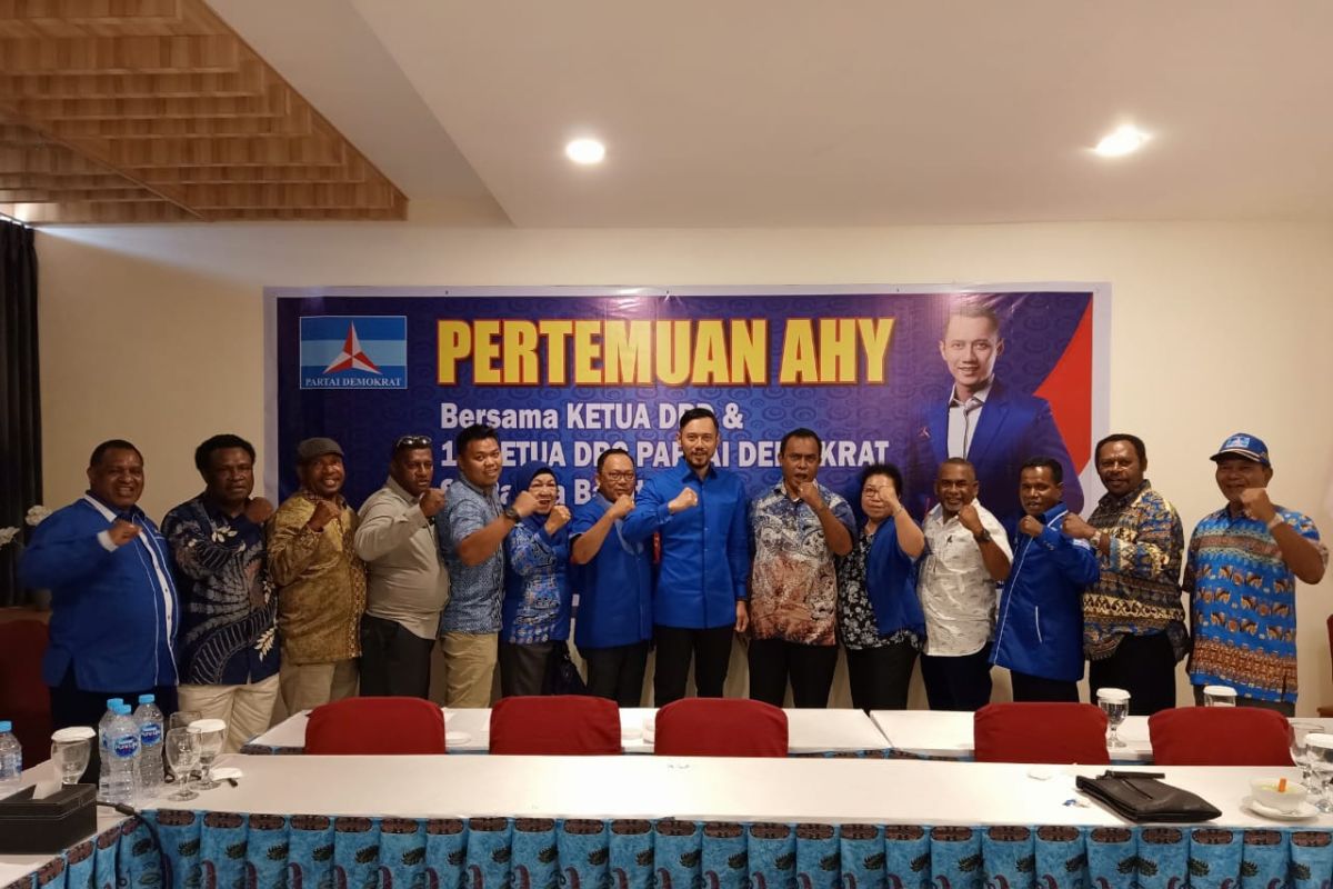 AHY menyemangati kader Demokrat menghadapi Pilkada Papua Barat