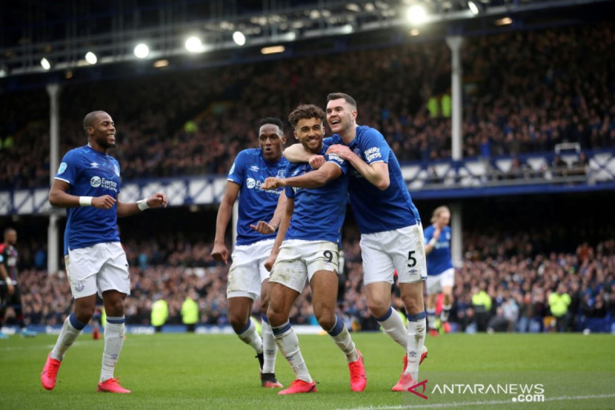 Everton petik poin sempurna saat lawan Crystal Palace