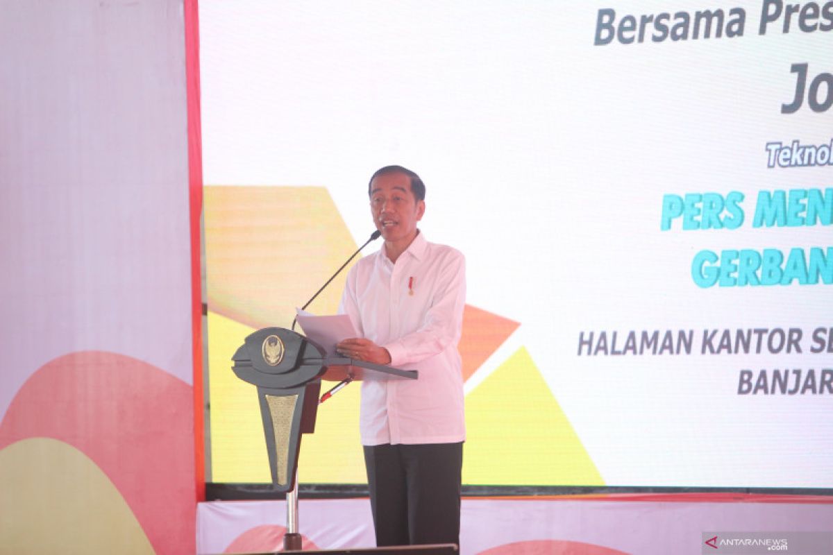 Presiden Jokowi dukung pembuatan regulasi yang lindungi dunia pers nasional