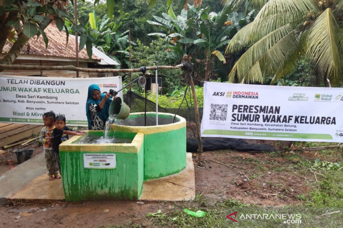 ACT - Global Wakaf bangun 26 sumur keluarga di Banyuasin