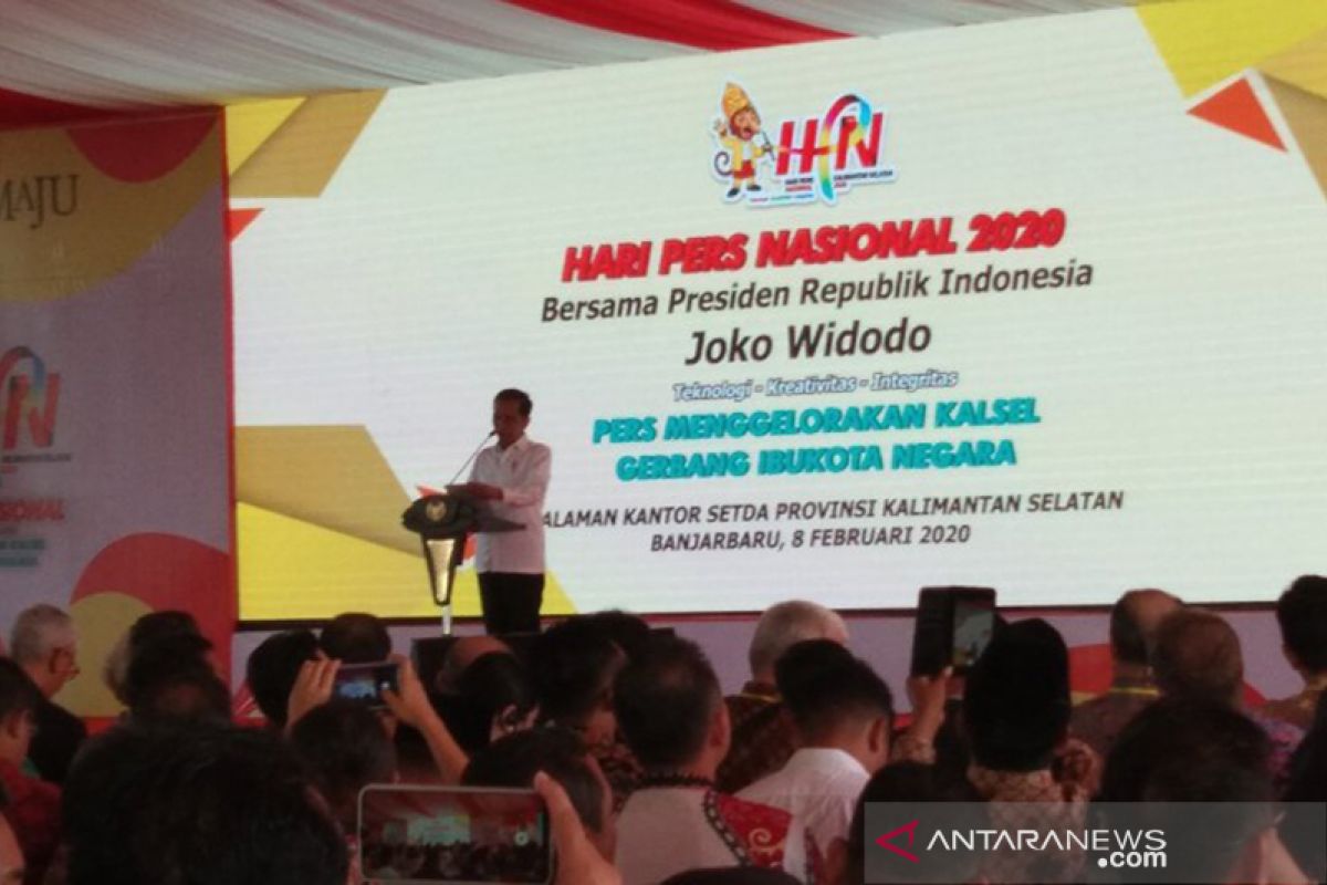 Presiden Jokowi: Negara membutuhkan kehadiran pers