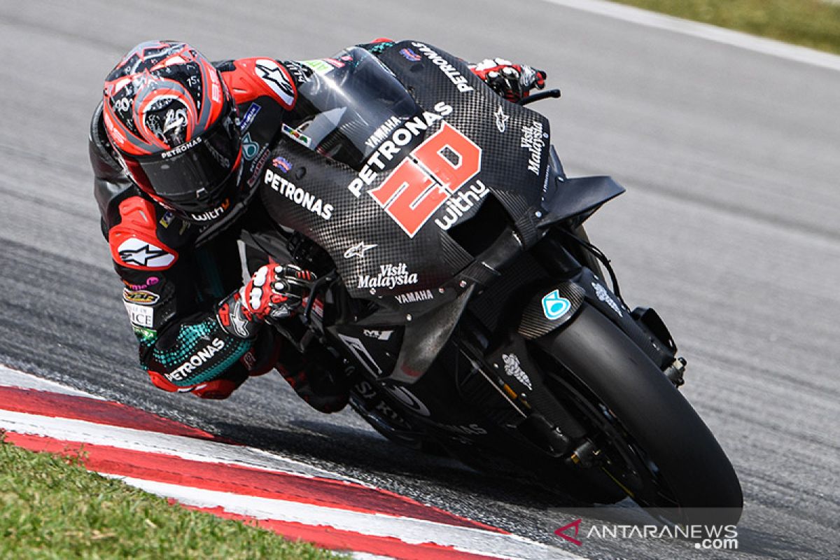 MotoGP: Quartararo bawa Petronas Yamaha finish 1-2 di sesi latihan bebas pertama GP Emilia Romagna