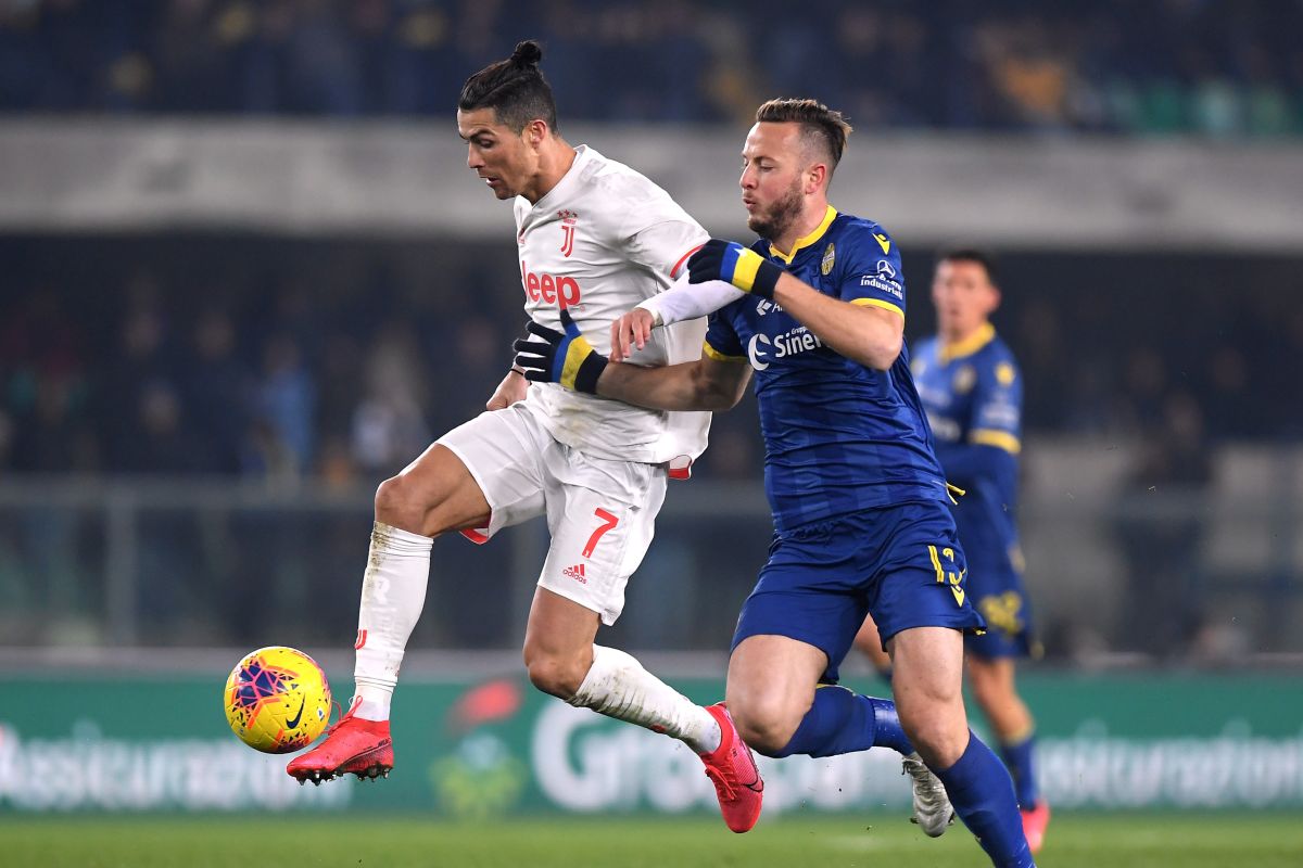 Hasil liga Italia, Juve ditekuk Verona 1-2