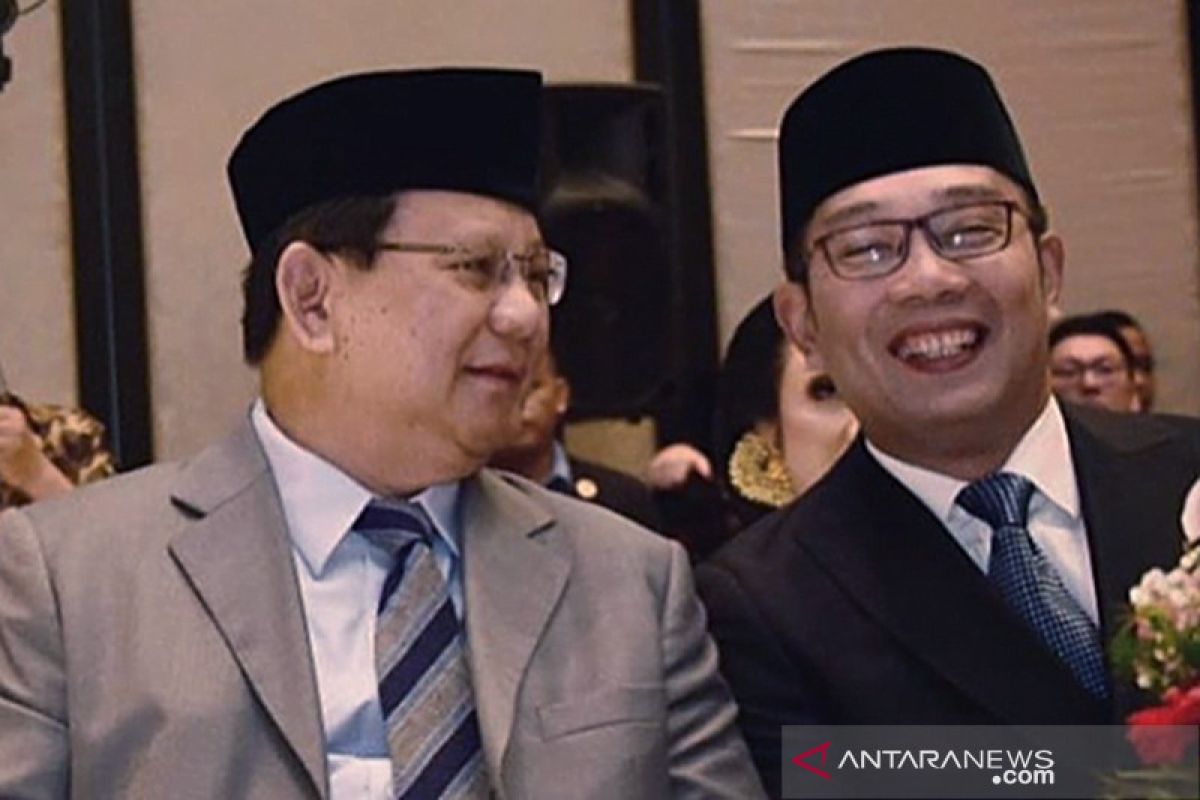 Ridwan Kamil bersilaturahmi dengan Prabowo