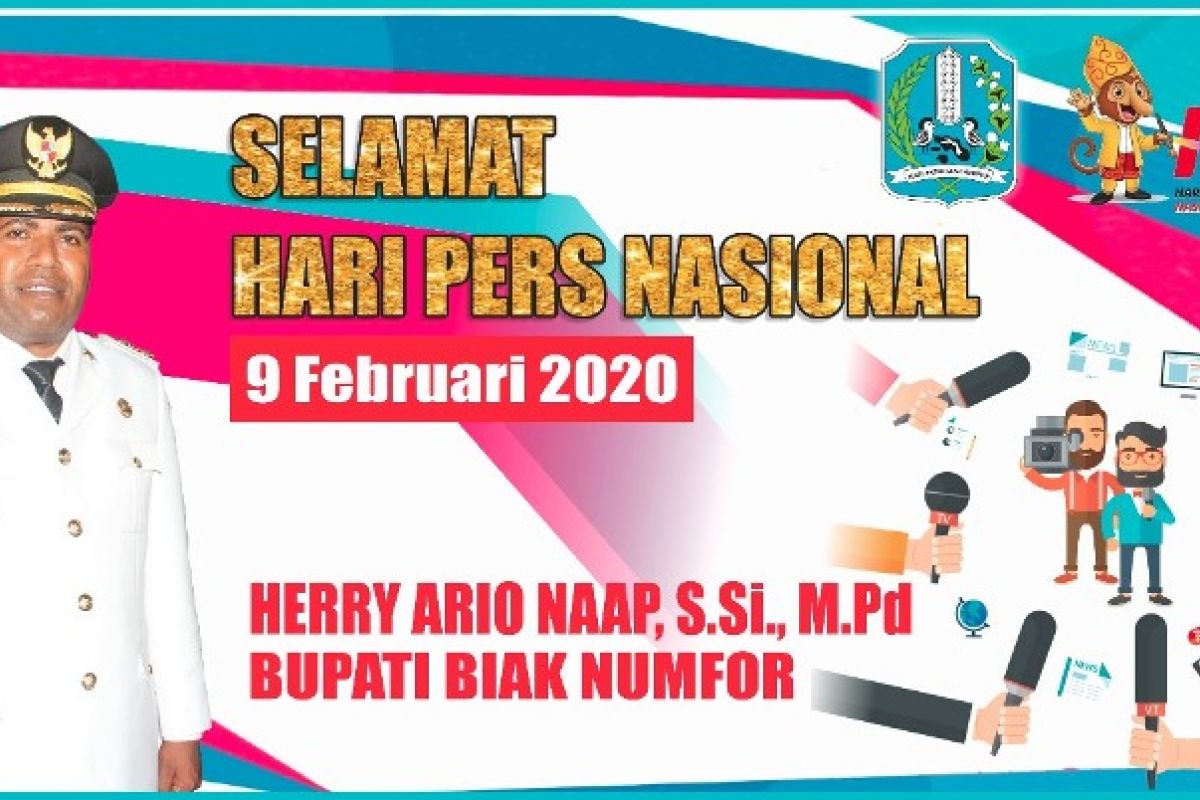 Bupati Biak Herry Naap: Pers mitra pemerintah wujudkan pemerintahan baik-bersih